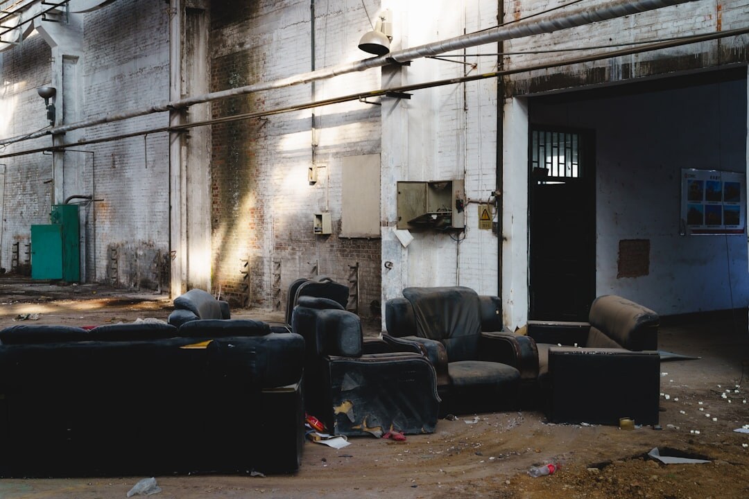 abandoned factory interior