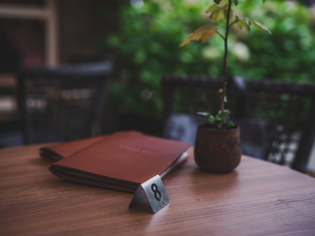 mystery novel on table